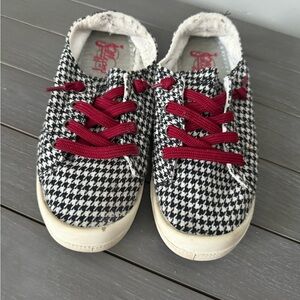 Jellypop Houndstooth canvas sneaker Perfect for AL Roll Tide Fan